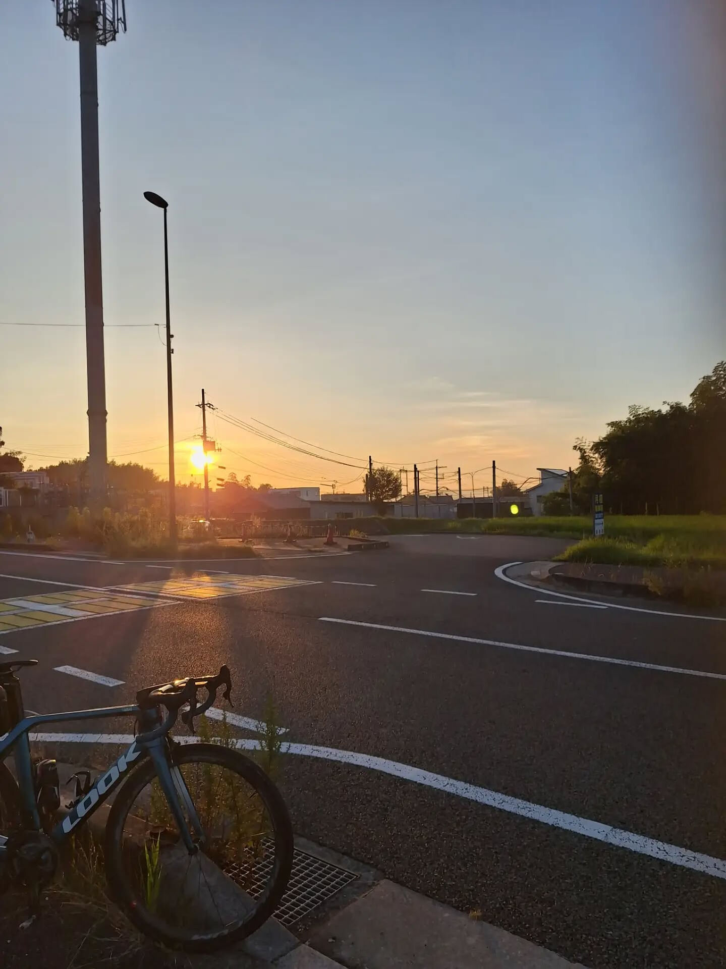 早朝ライド気持ち良いです